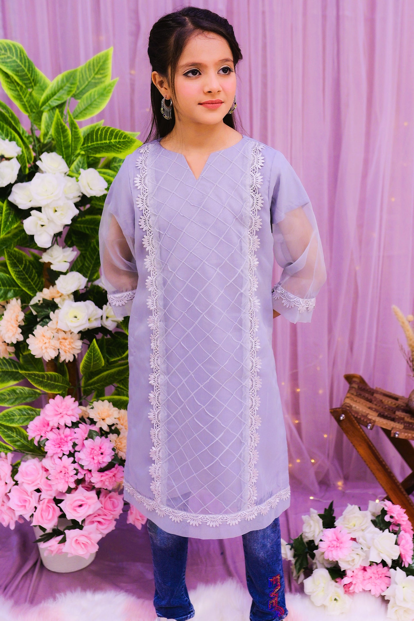 semi fomal 1 piece kurti