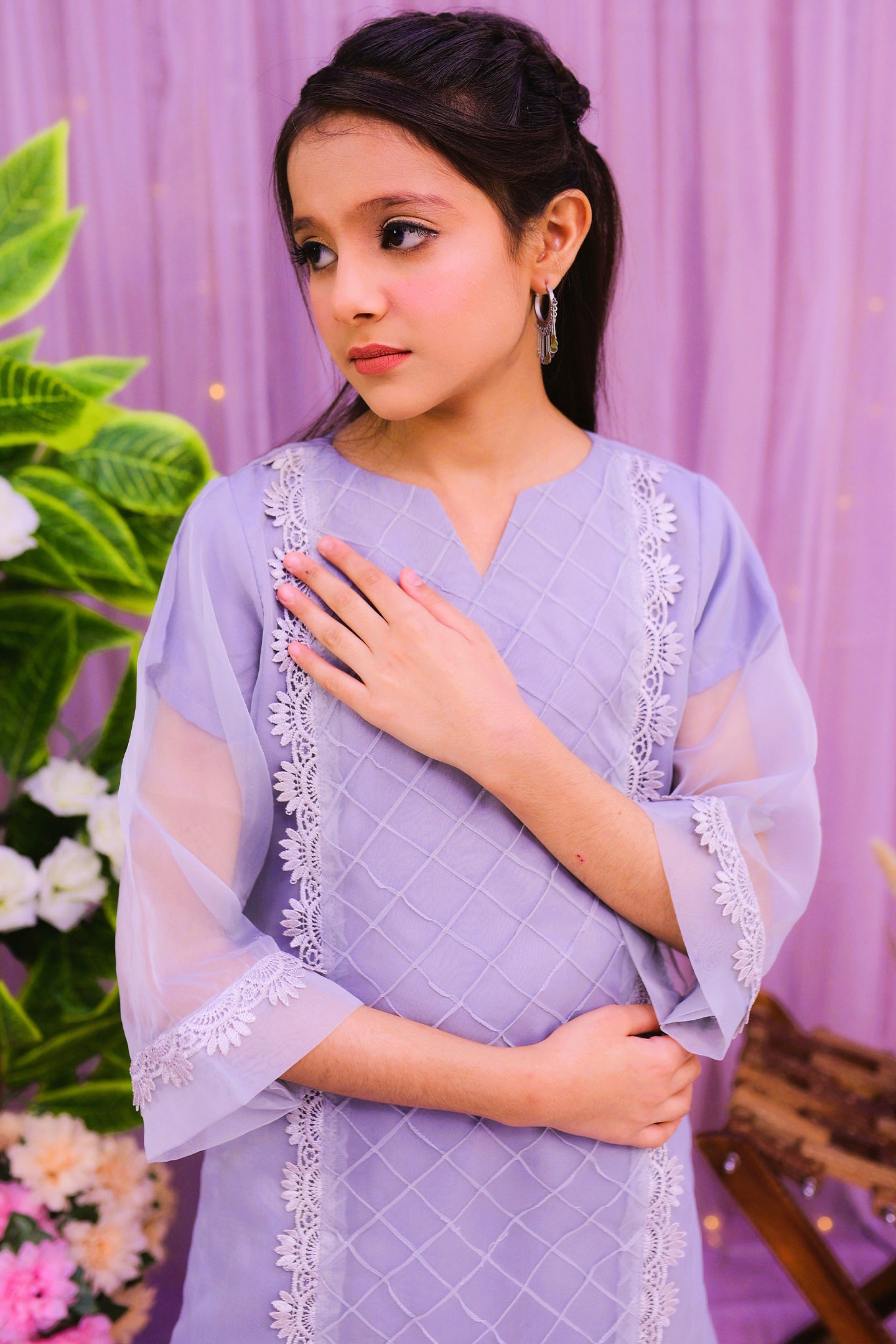 semi fomal 1 piece kurti