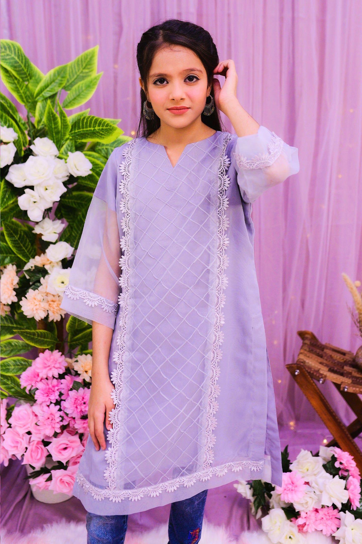 semi fomal 1 piece kurti