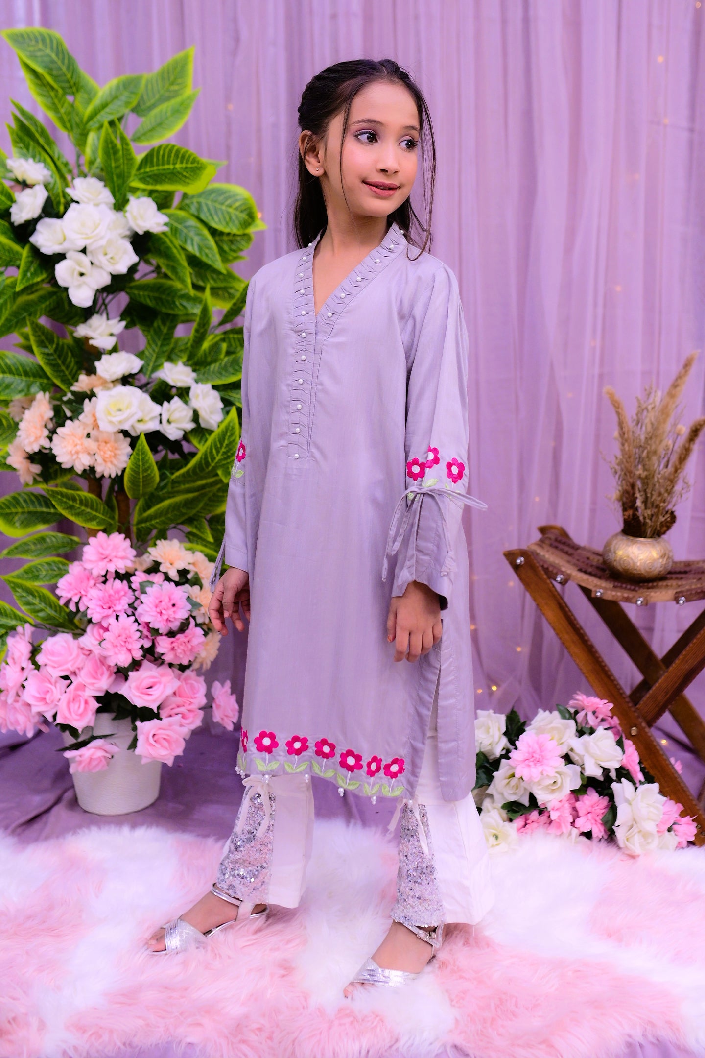 semi formal  1piece kurti