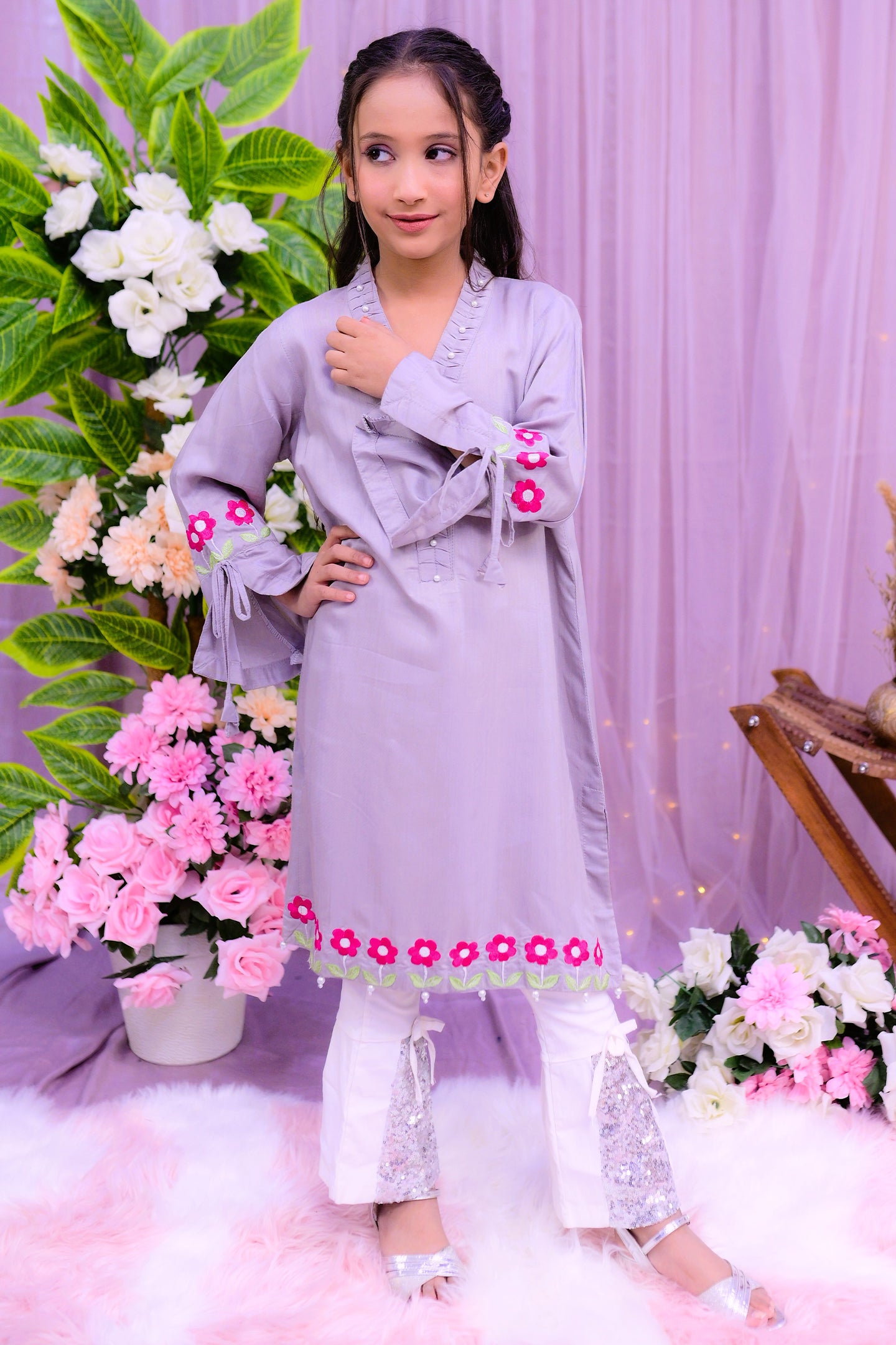 semi formal  1piece kurti