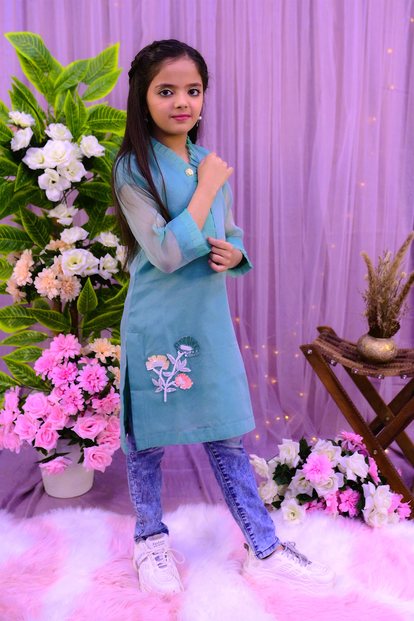 semi formal 1 piece kurti