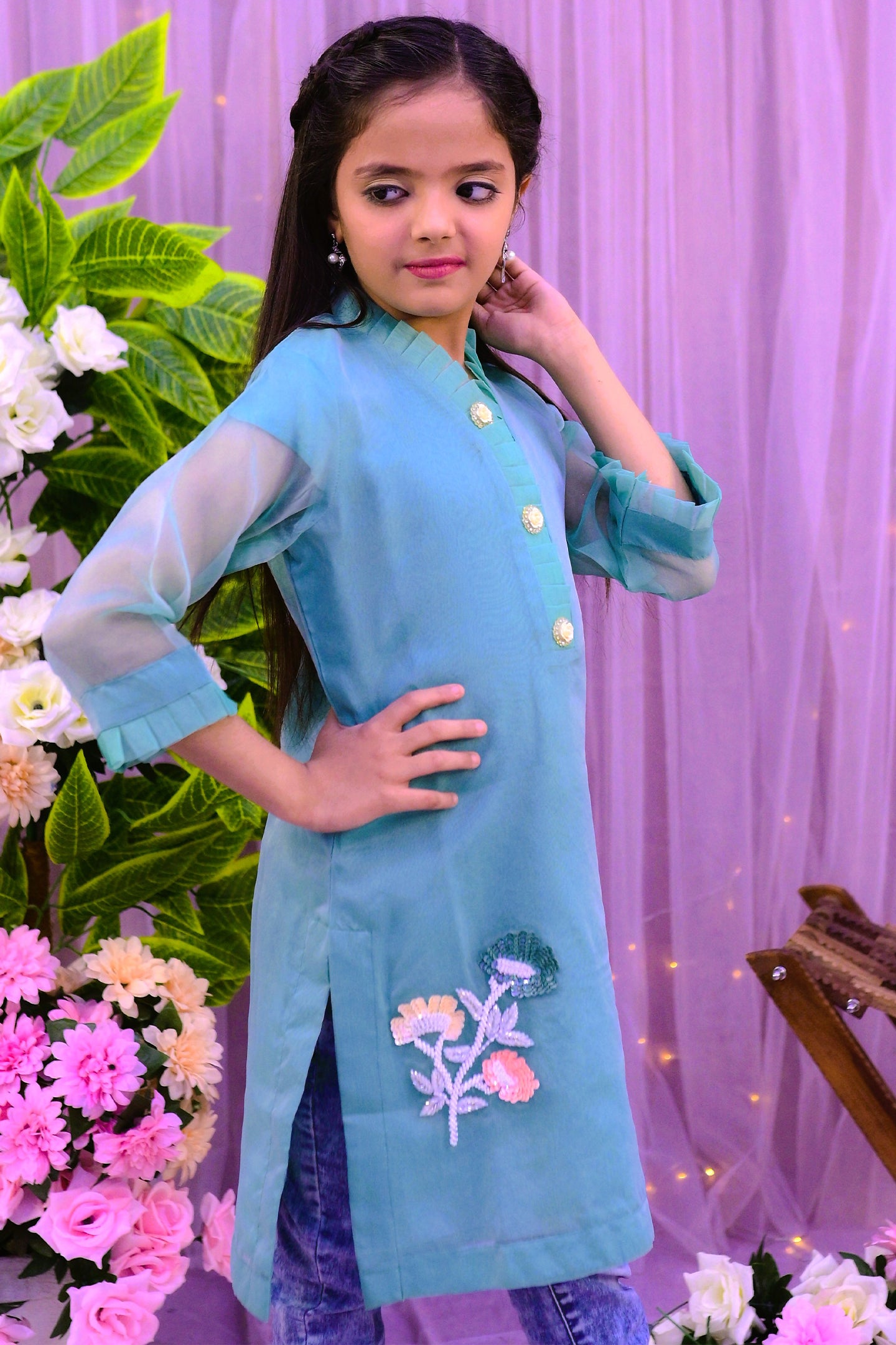 semi formal 1 piece kurti