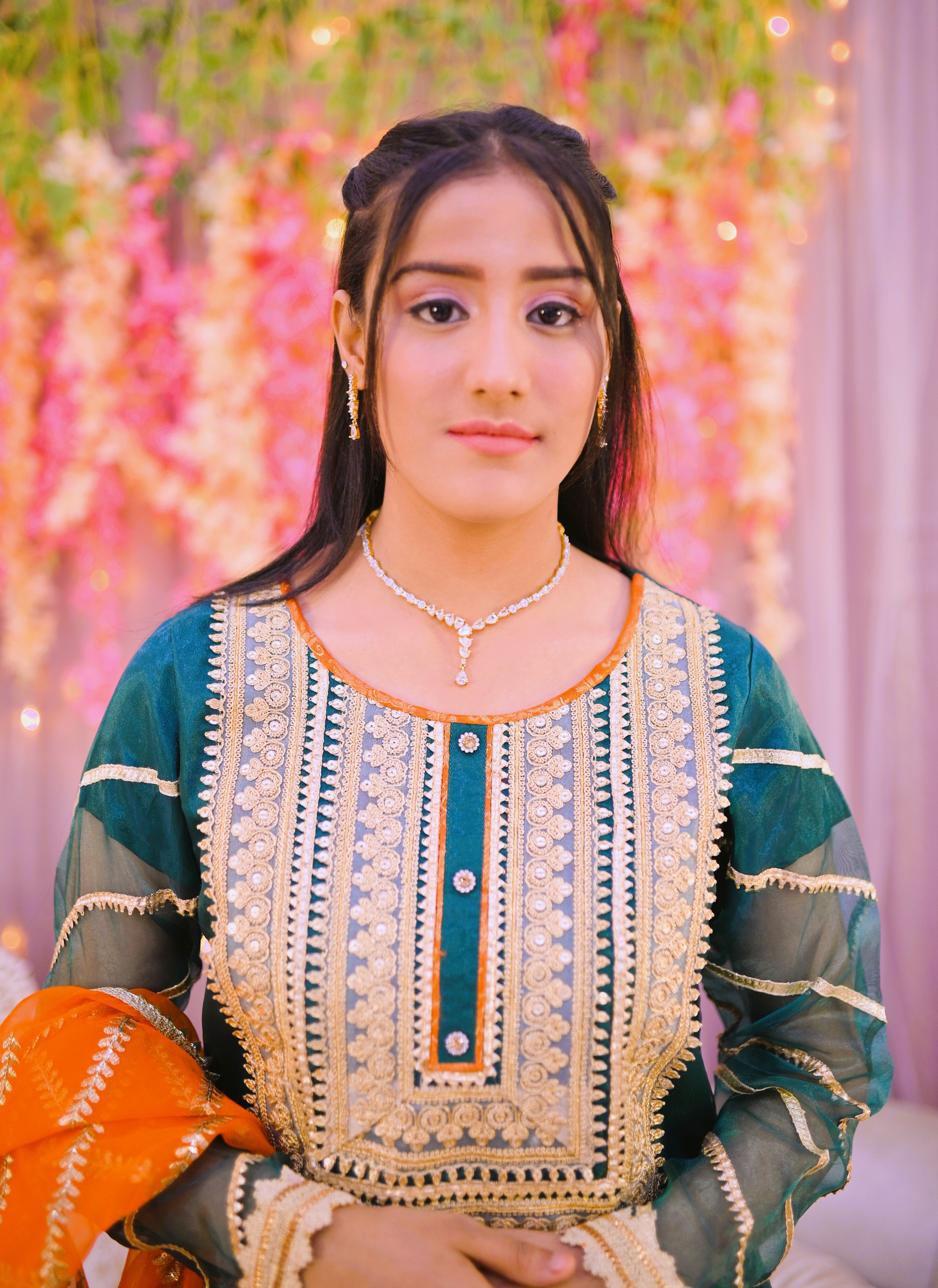 semiformal 3 piece shirt dupatta & plazo