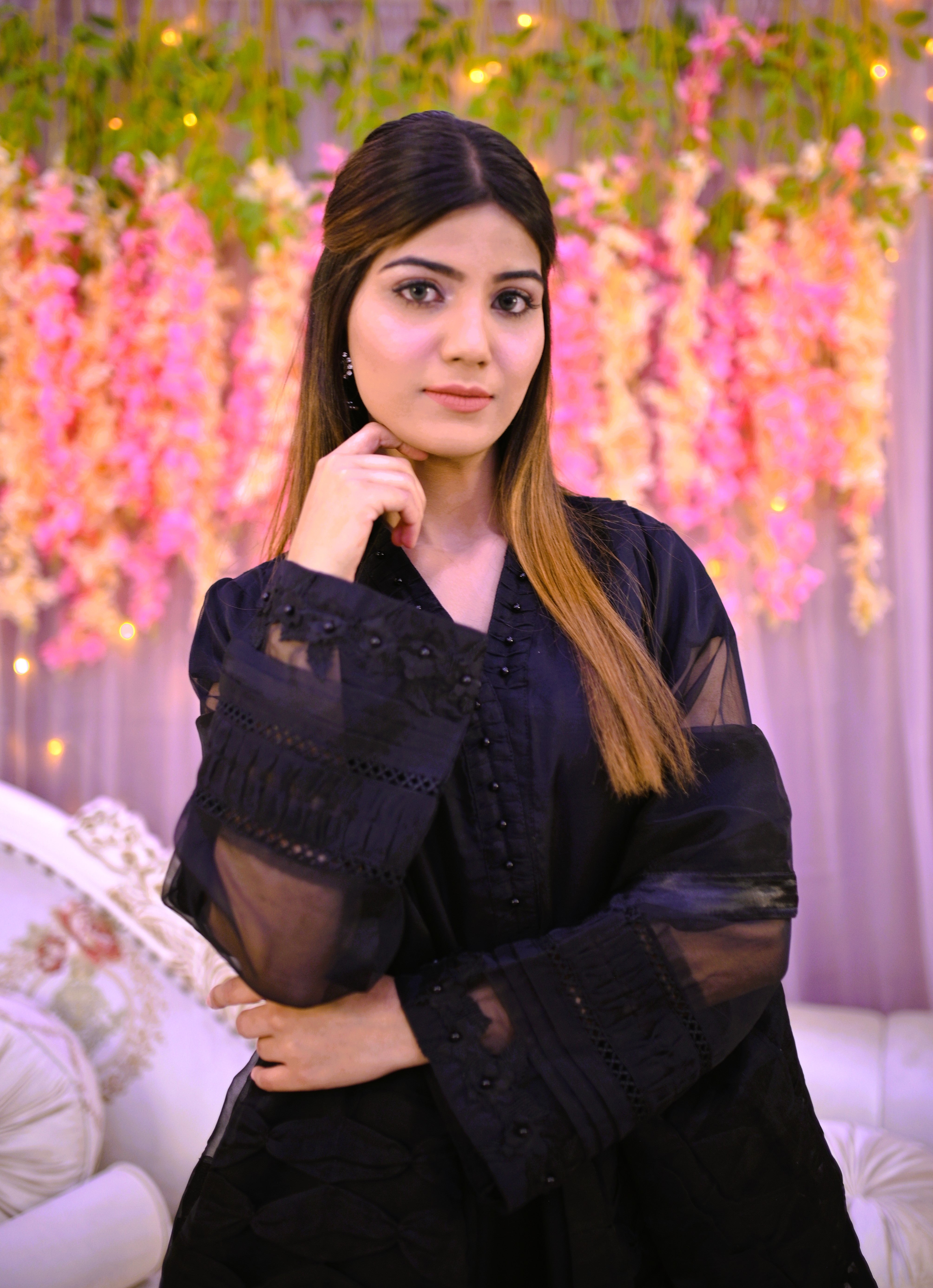 semiformal 3 piece shirt dupatta & trouser