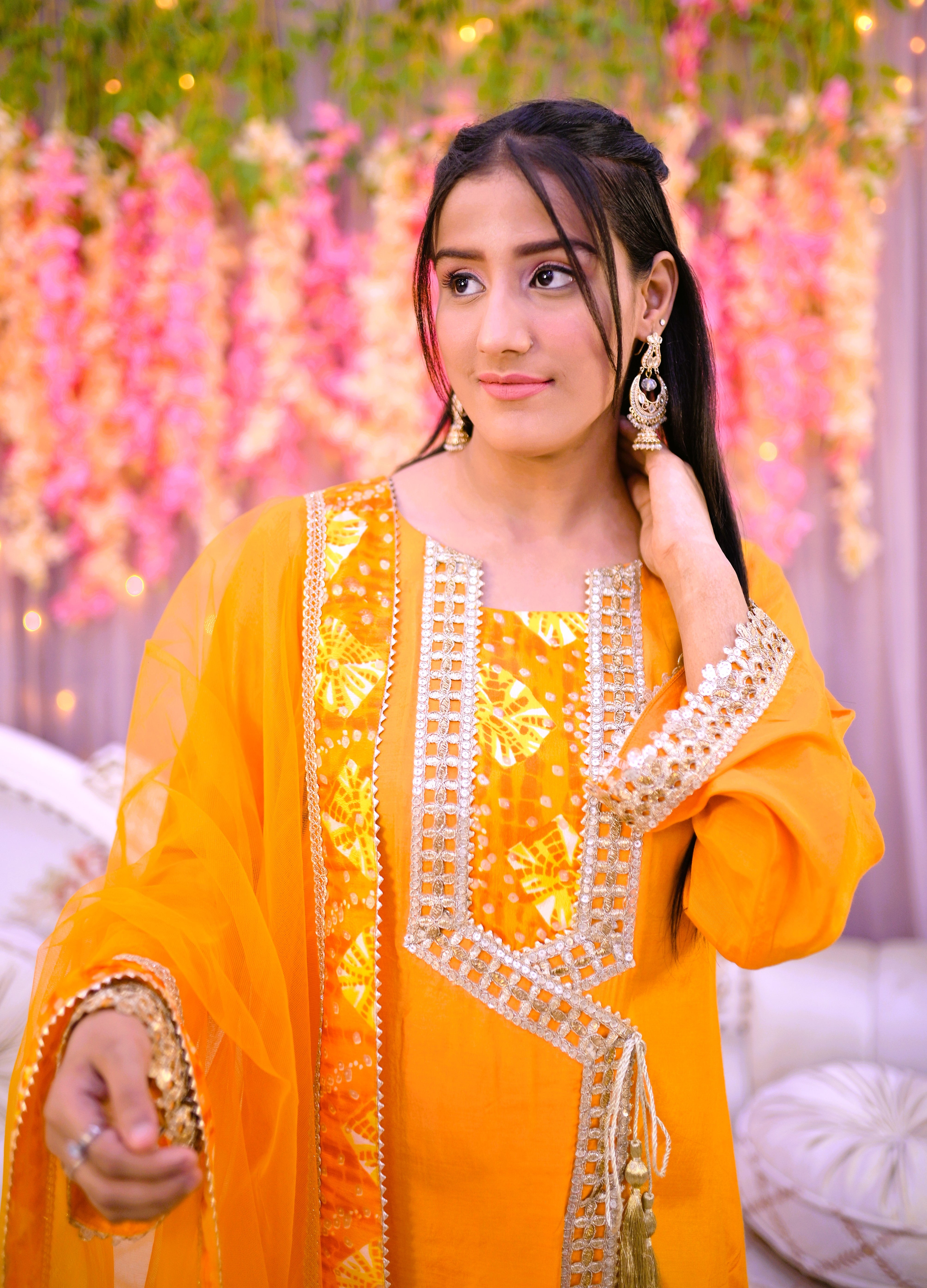 semiformal 3 piece shirt dupatta & plazo