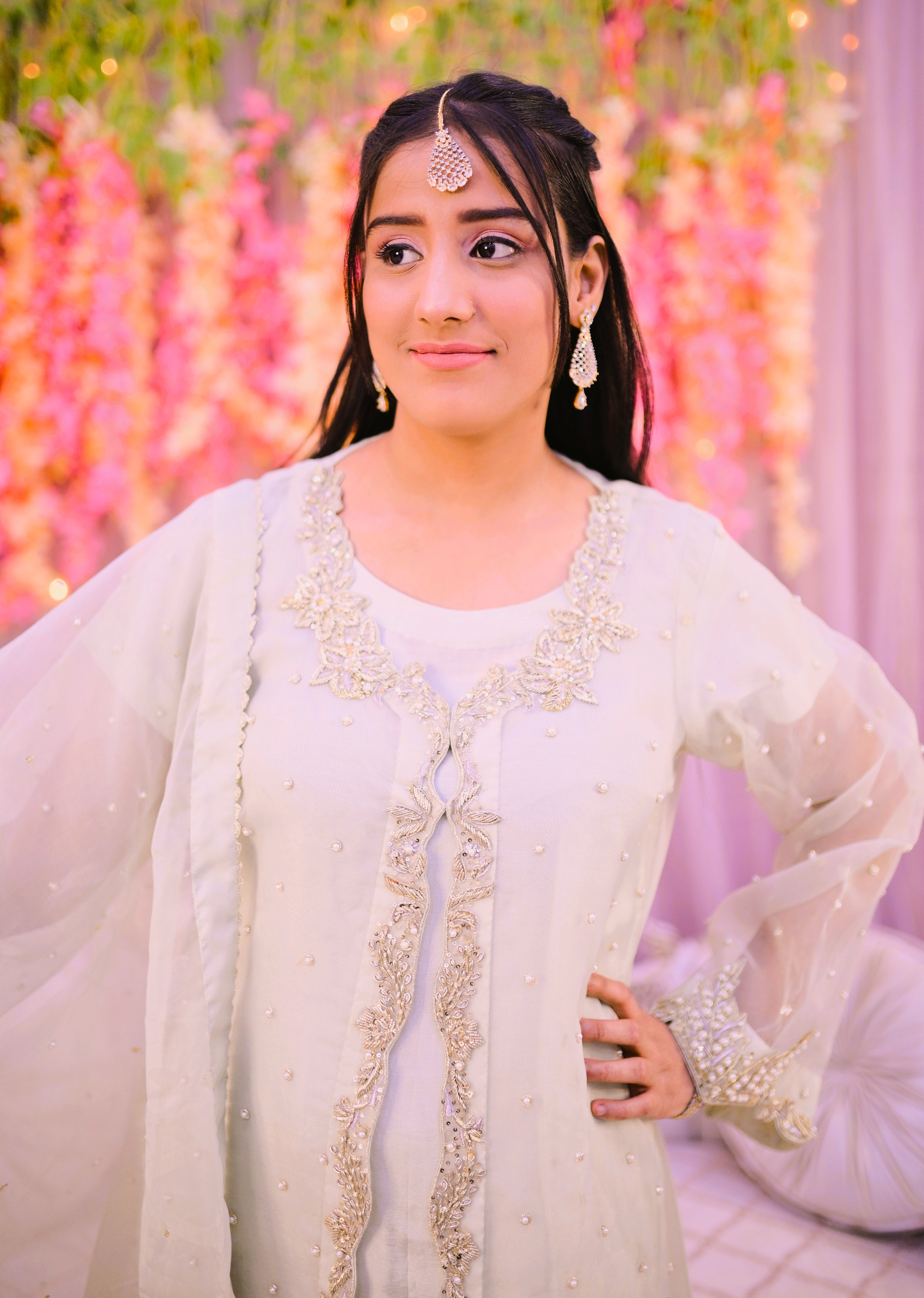 formal 3 piece shirt dupatta & trouser along with upper