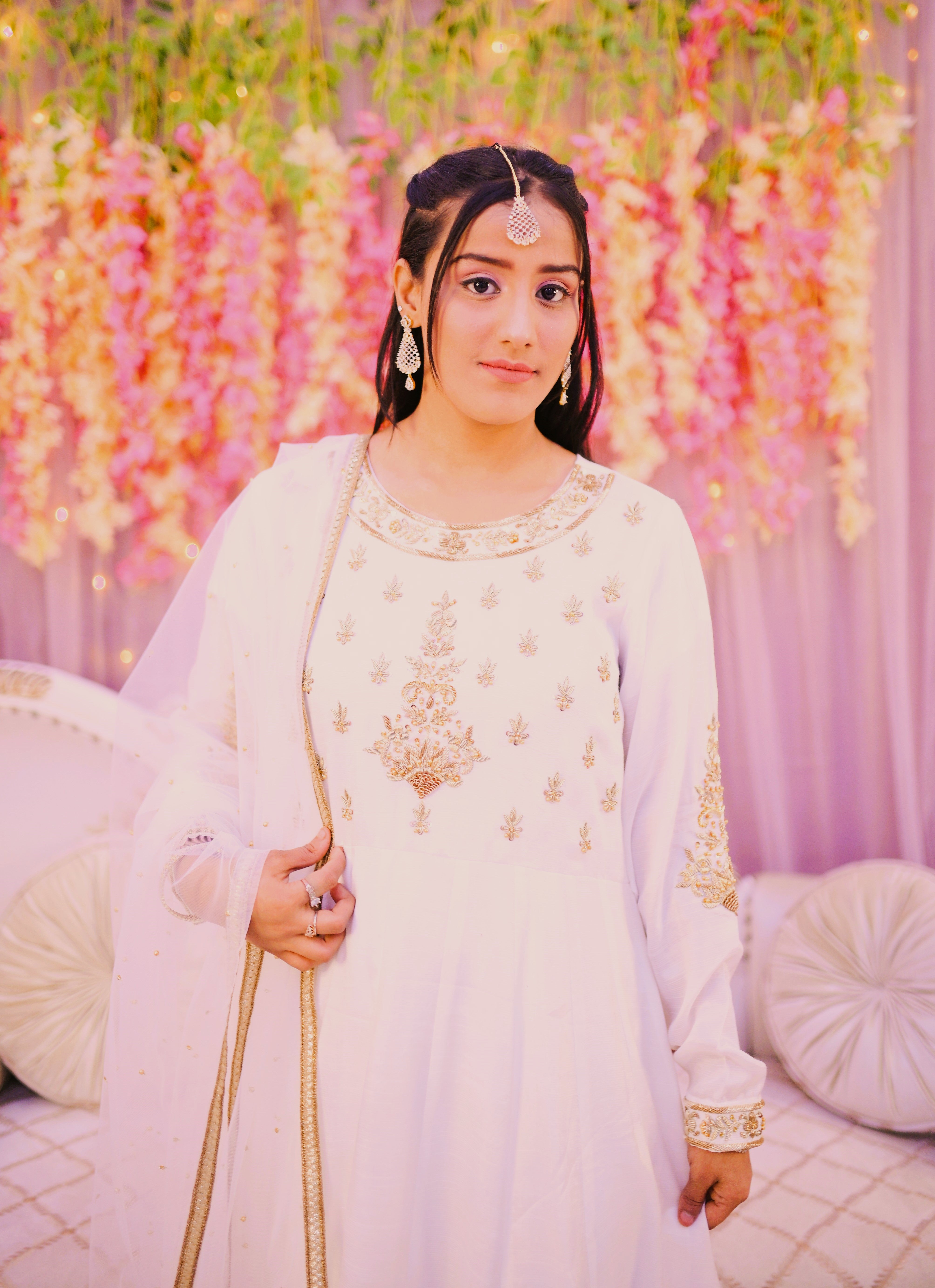 formaln3 piece frock dupatta & trouser