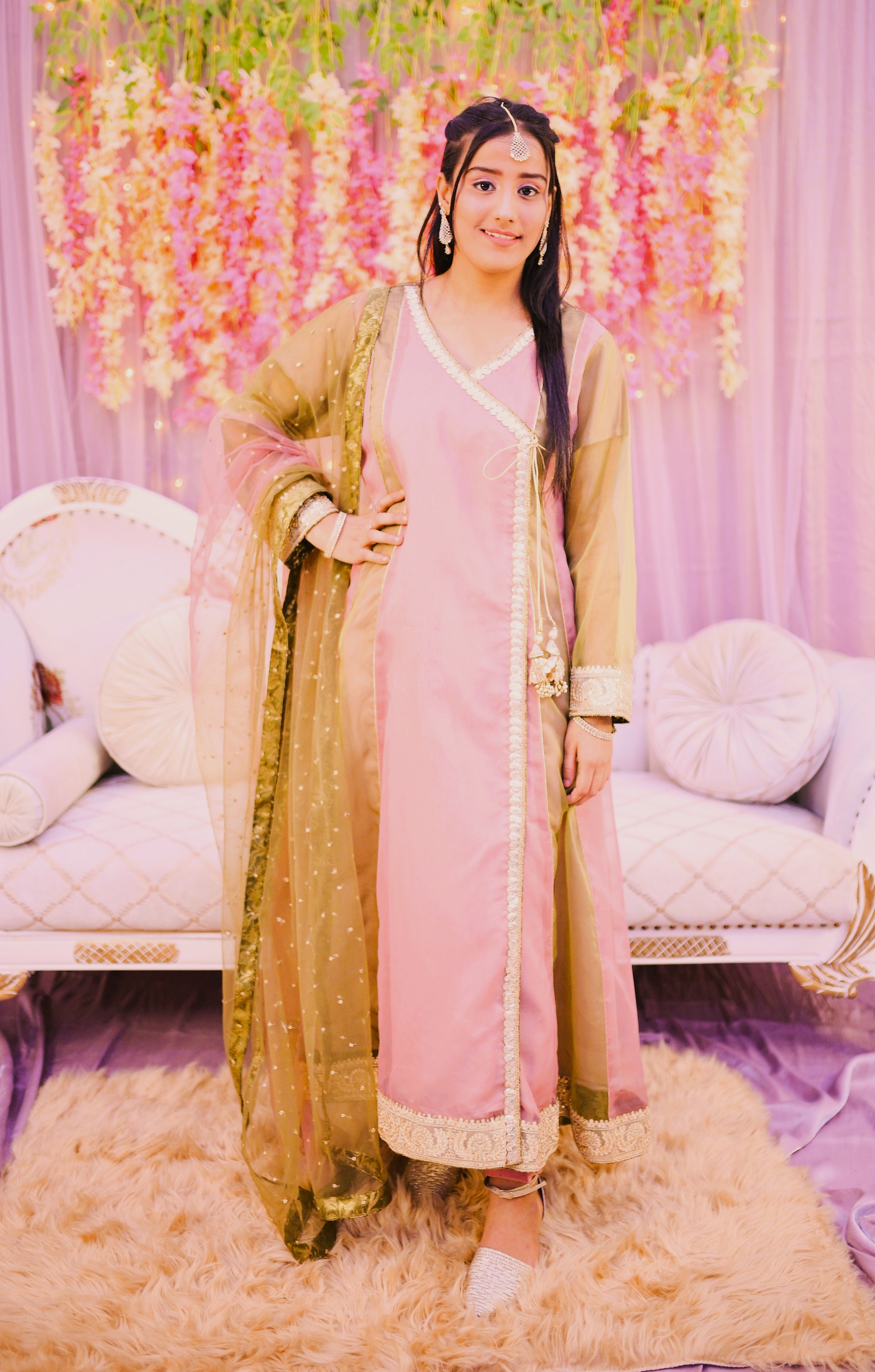 formal 3 piece frok dupatta & trouser