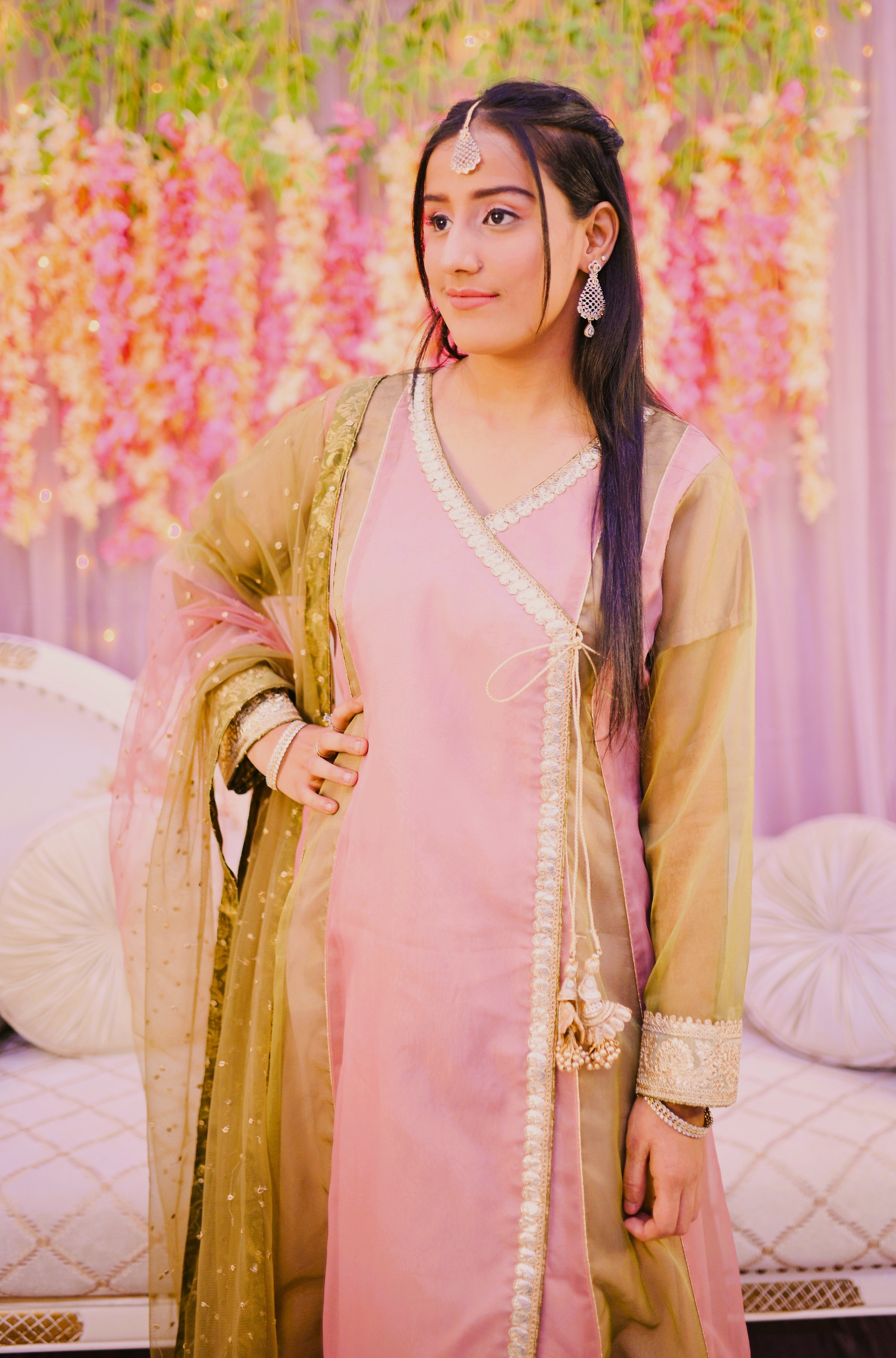 formal 3 piece frok dupatta & trouser