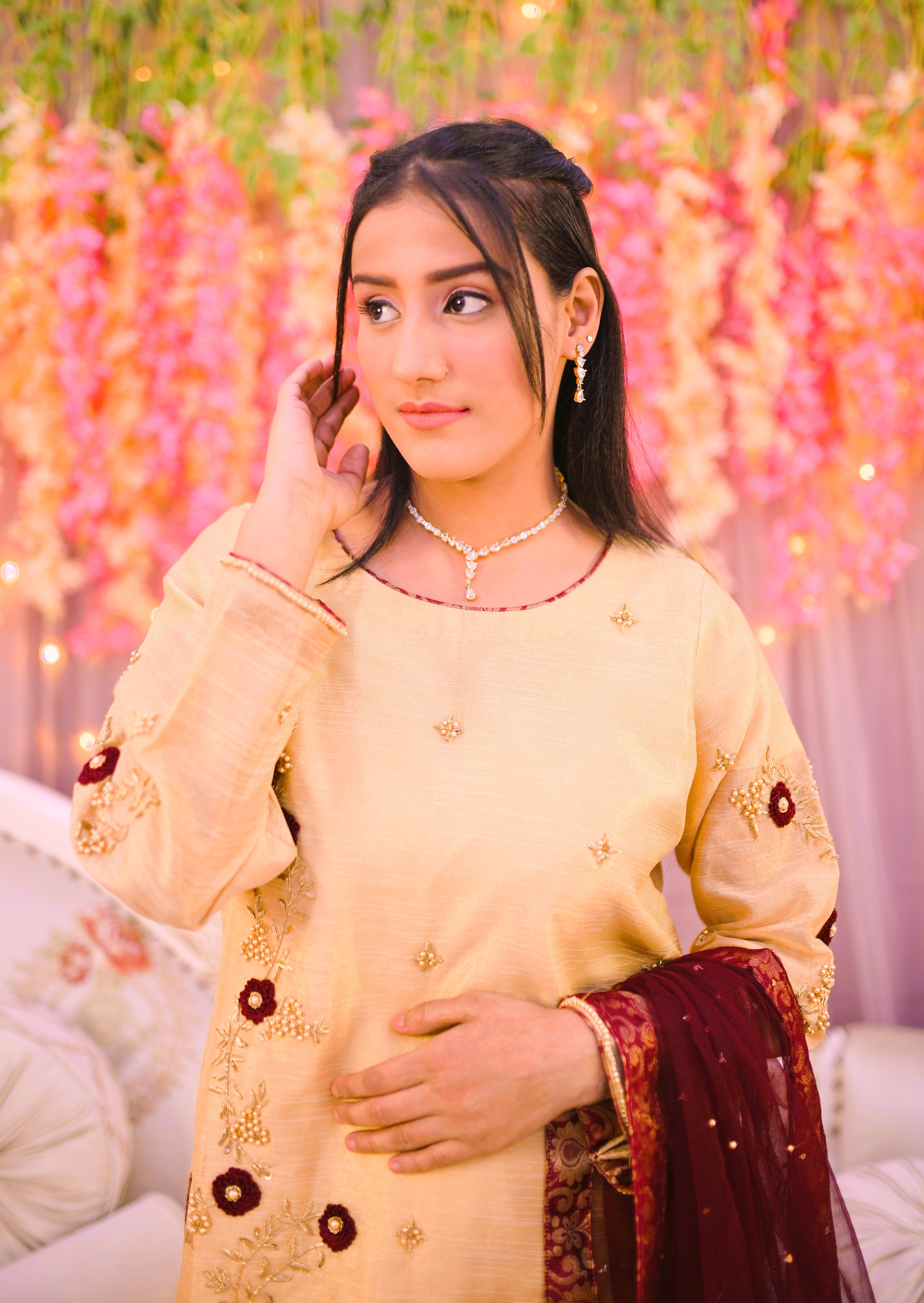 formal 3 piece shirt dupatta & trouser