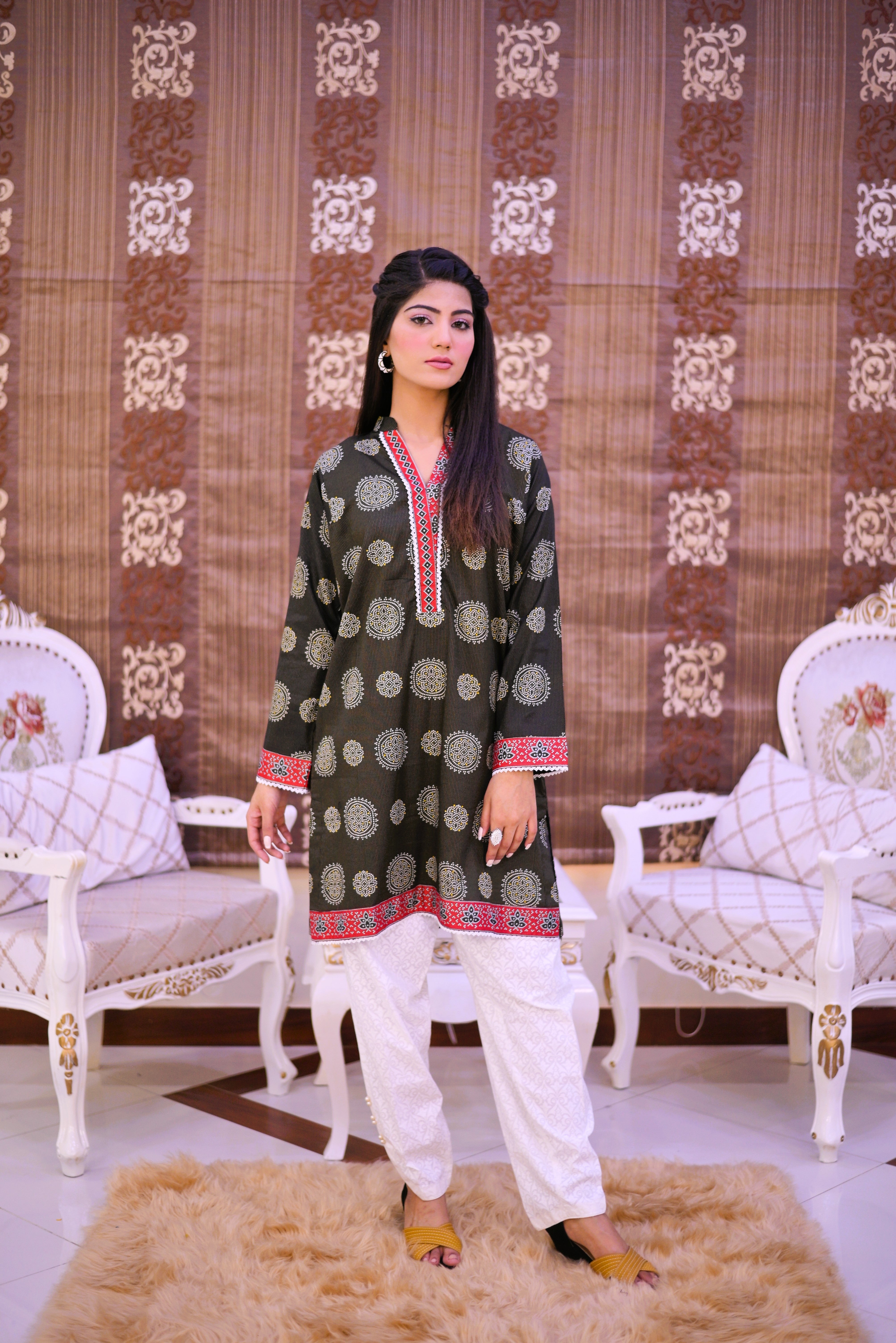 casual 2 piece short shirt & trouser