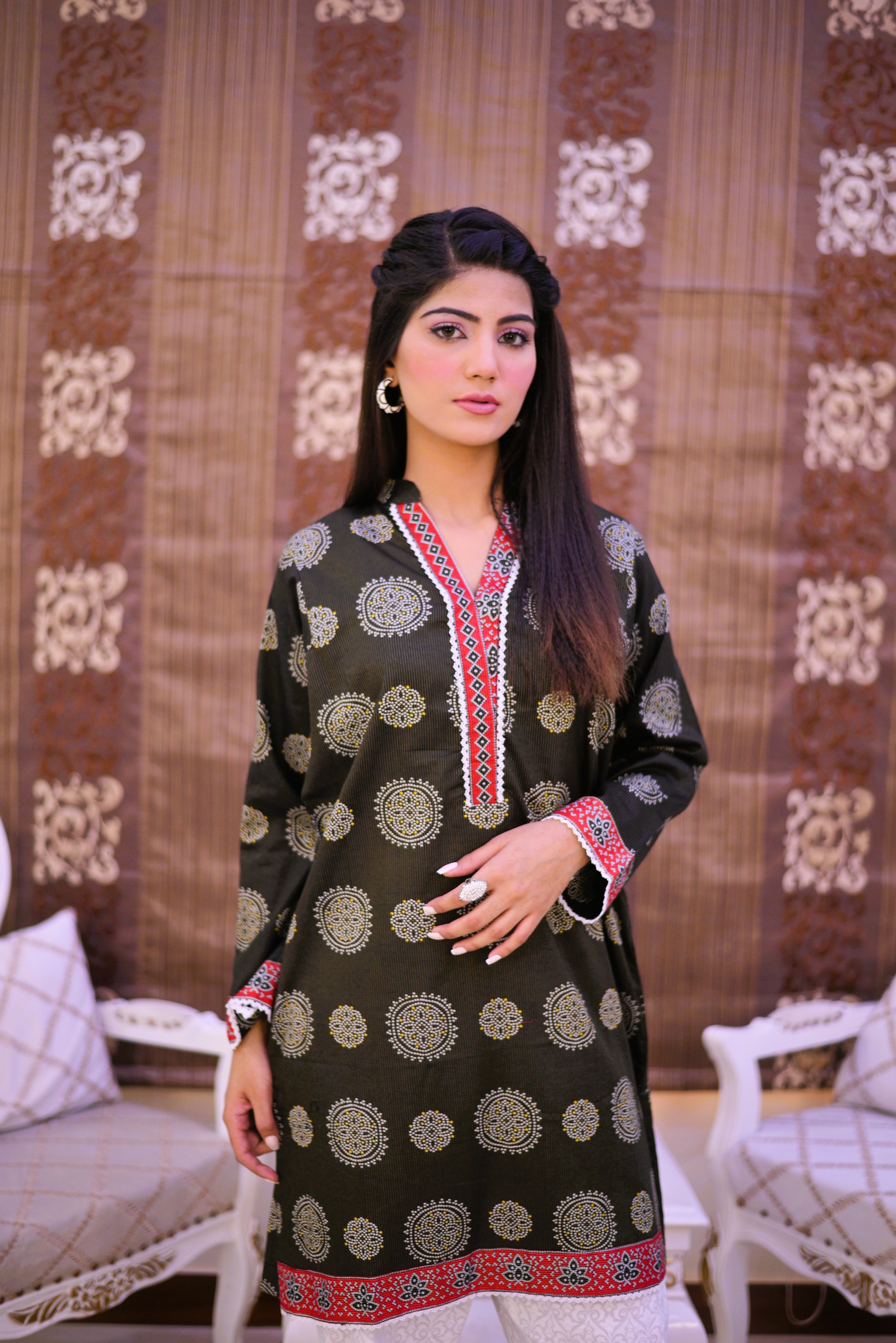 casual 2 piece short shirt & trouser