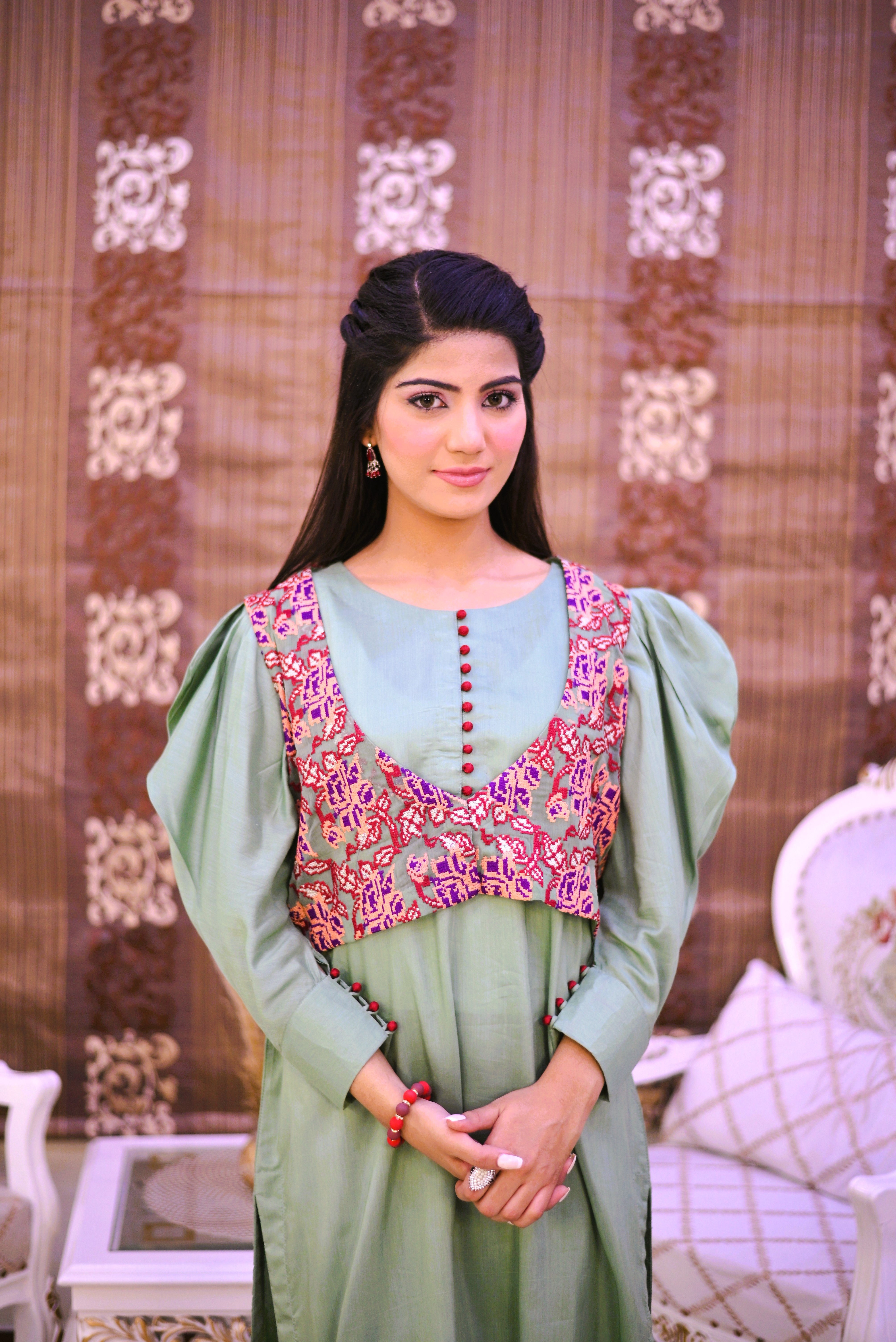 semi-formal 2 piece shirt & trouser along with coat