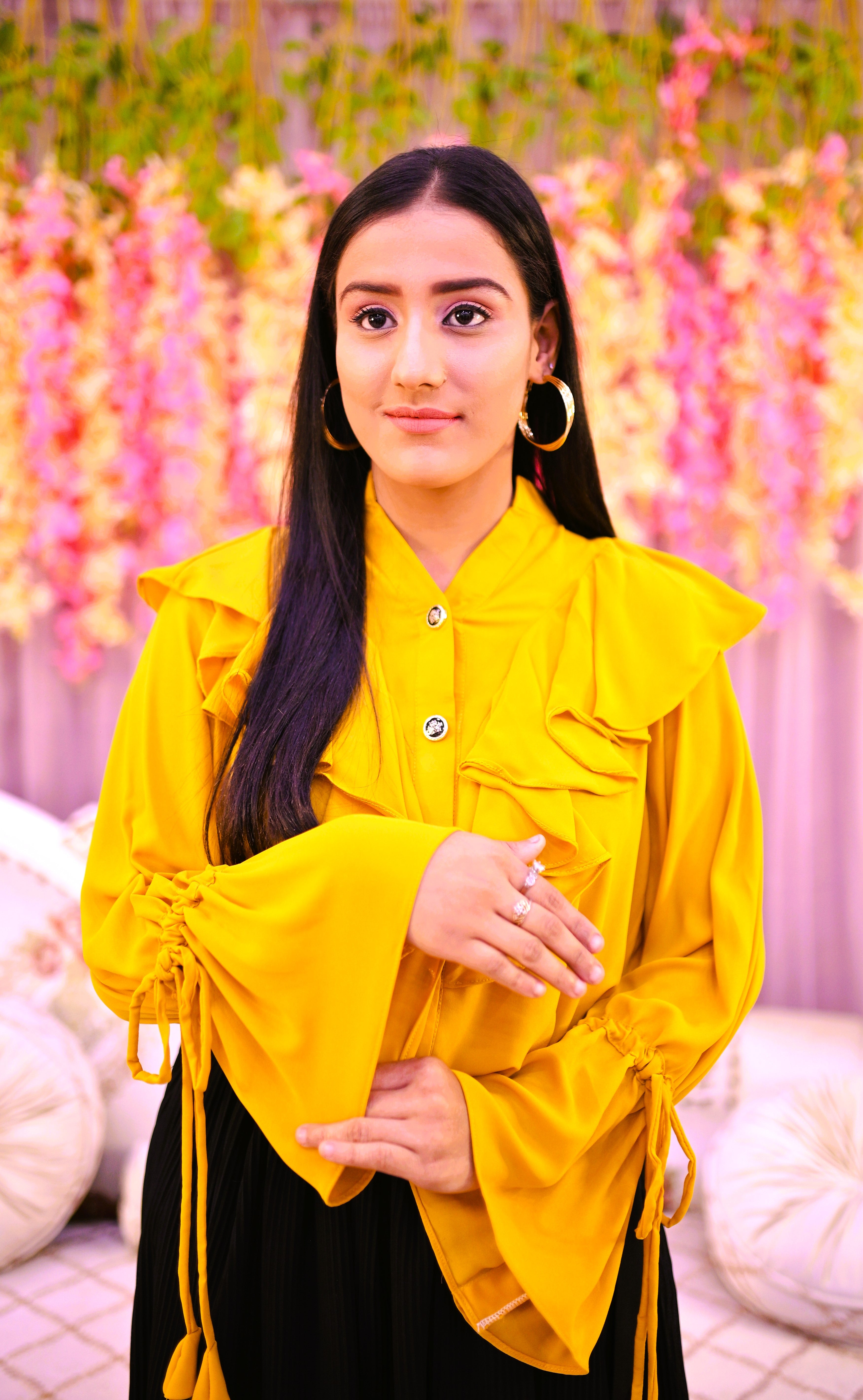 semiformal 2 piece shirt & skirt