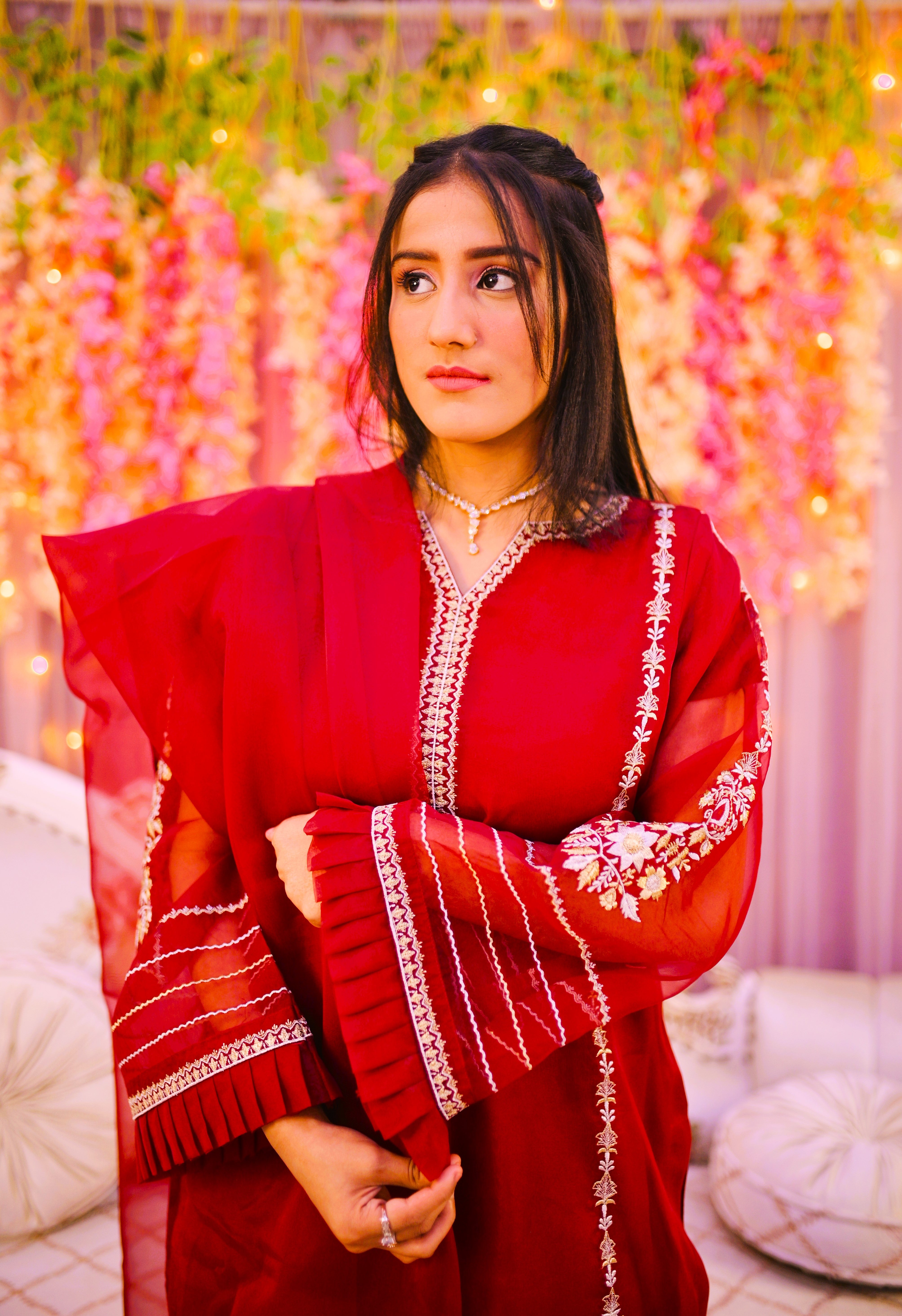 formal 3 piece shirt dupatta & trouser